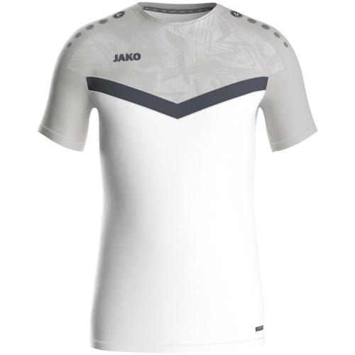 Jako T-Shirt Iconic - weiß/soft grey/anthra light (Grösse: 36) von Jako