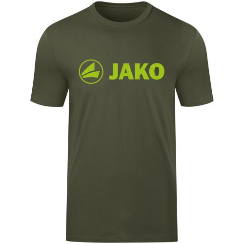 Jako T-Shirt Promo - khaki/neongrün (Grösse: 34) von Jako