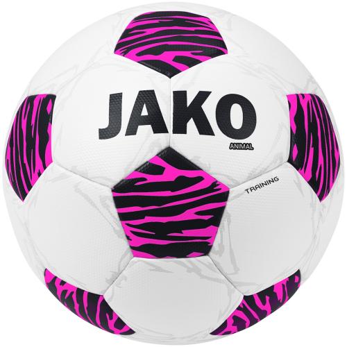 Jako Trainingsball Animal - weiss/pink/schwarz (Grösse: 4) von Jako