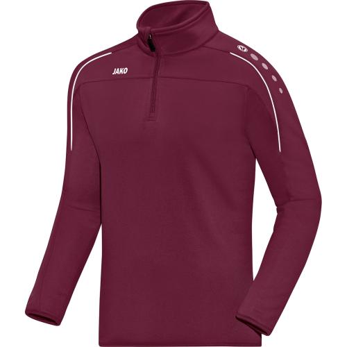 Jako Ziptop Classico - maroon (Grösse: 3XL) von Jako