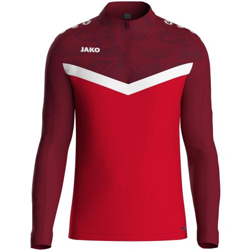 Jako Ziptop Iconic - rot/weinrot (Grösse: 3XL) von Jako