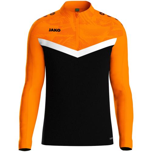 Jako Ziptop Iconic - schwarz/neonorange (Grösse: 3XL) von Jako