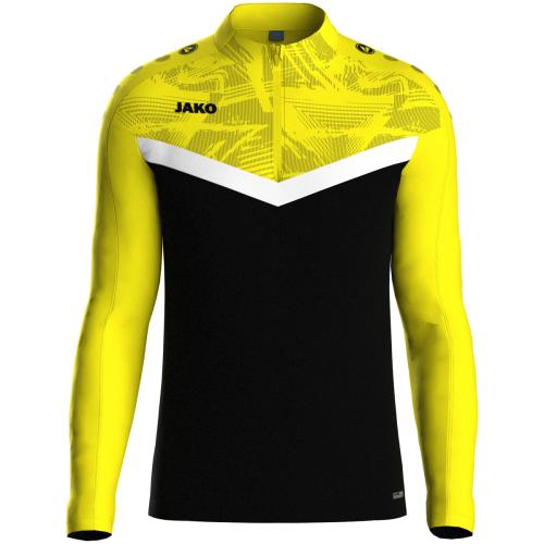 Jako Ziptop Iconic - schwarz/soft yellow (Grösse: 3XL) von Jako