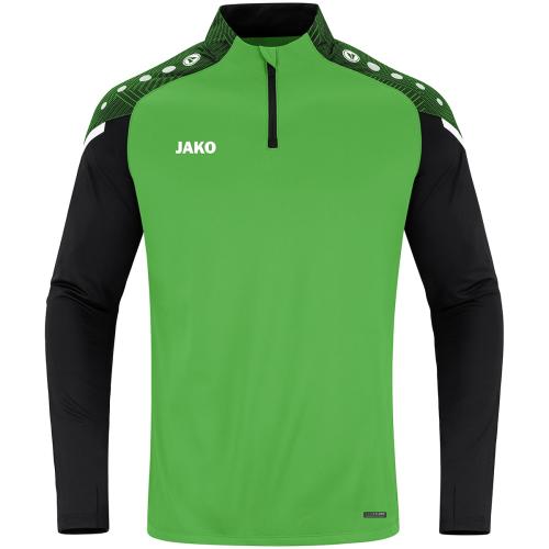 Jako Ziptop Performance - soft green/schwarz (Grösse: S) von Jako