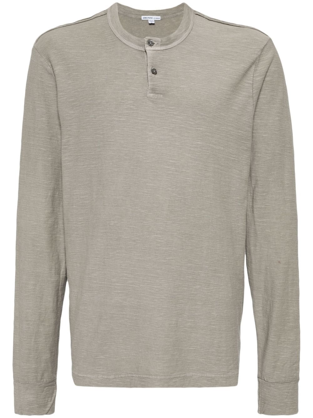 James Perse Reverse Slub Henley T-shirt - Neutrals von James Perse