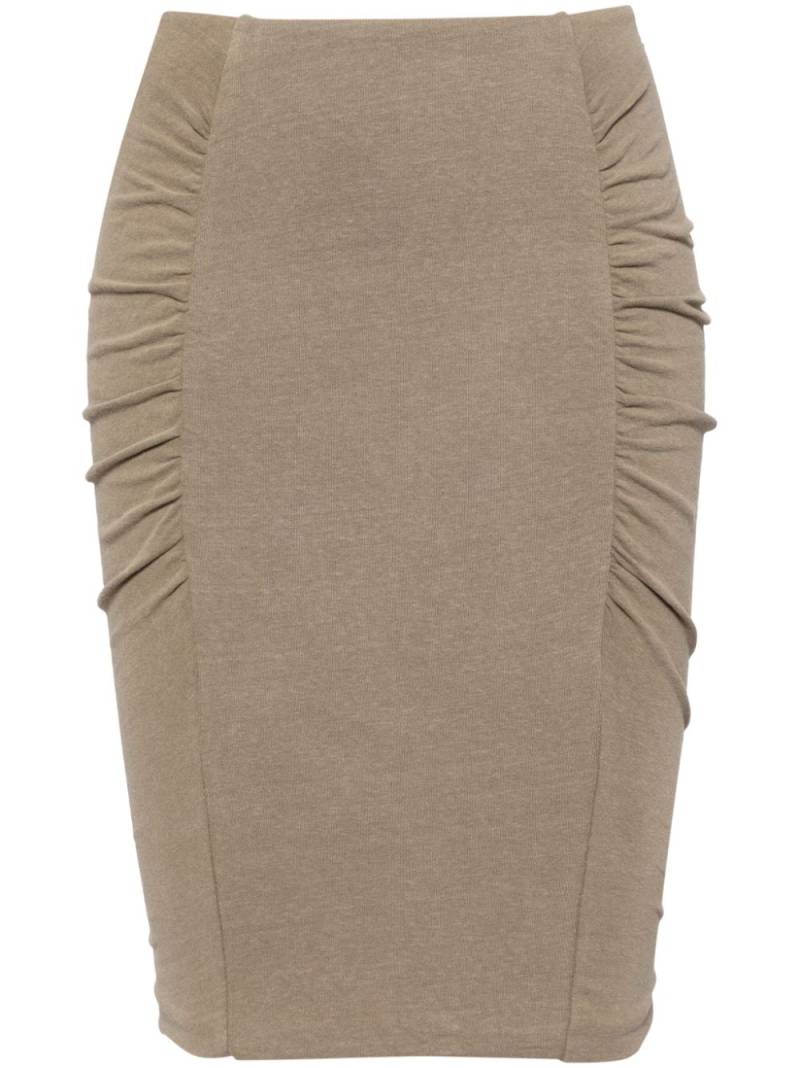 James Perse ruched skirt - Brown von James Perse