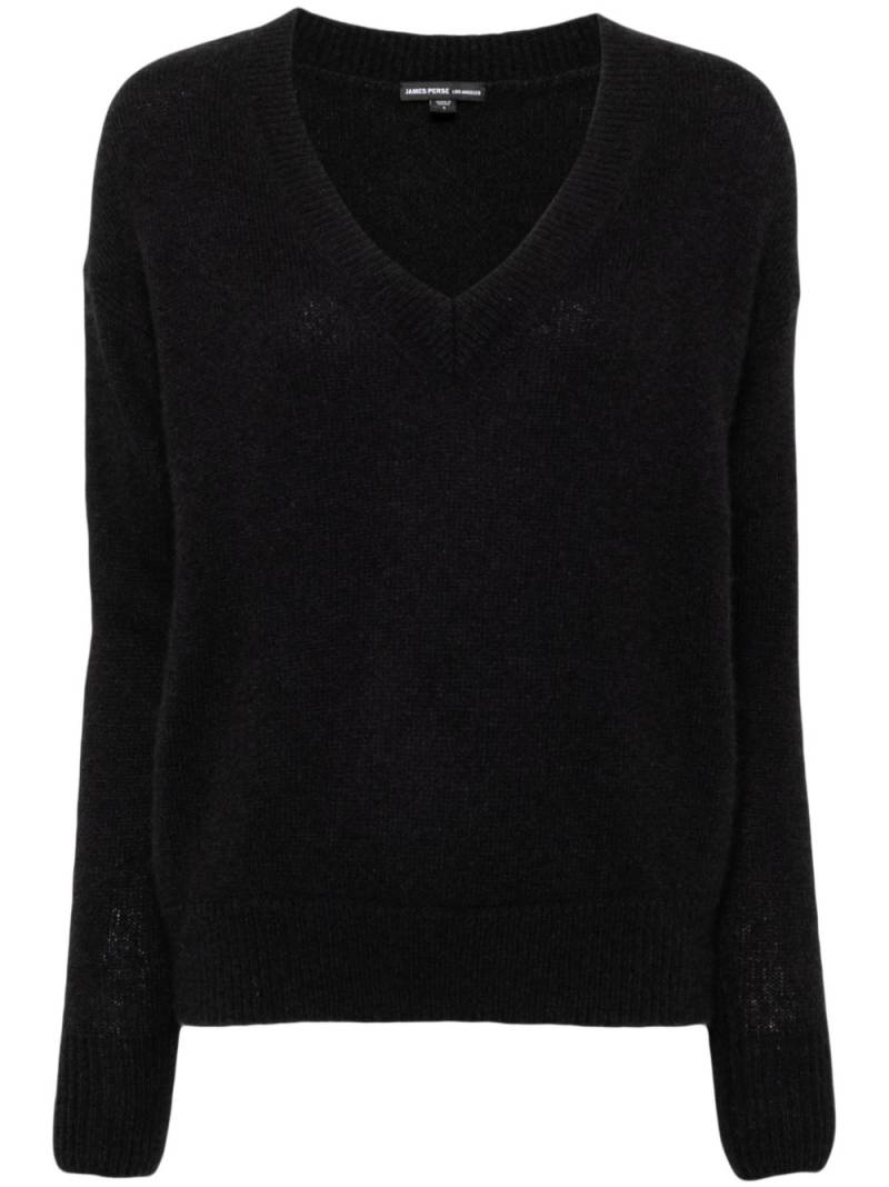 James Perse cashmere v-neck jumper - Black von James Perse