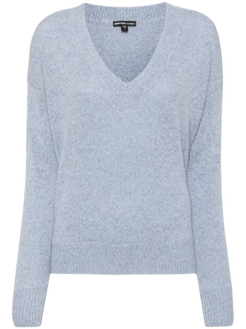 James Perse cashmere v-neck jumper - Blue von James Perse