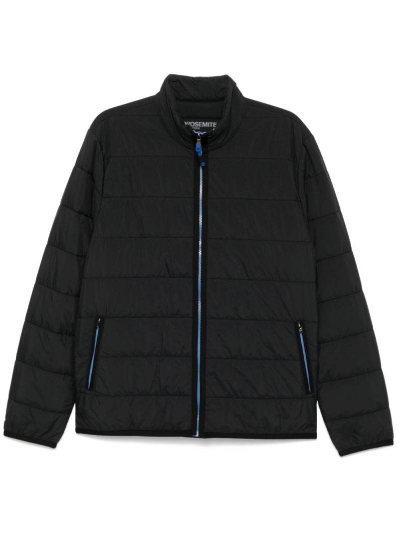 James Perse contrast zip insulated jacket - Black von James Perse