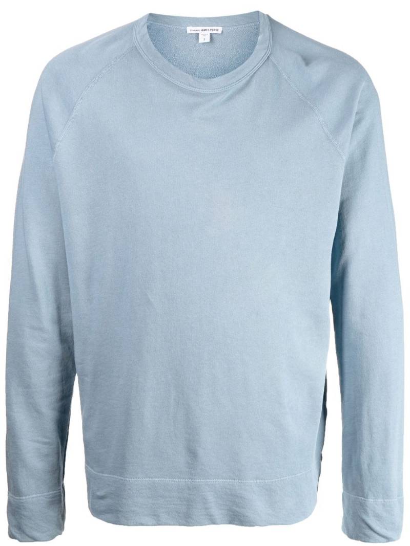 James Perse crew-neck pullover sweatshirt - Blue von James Perse