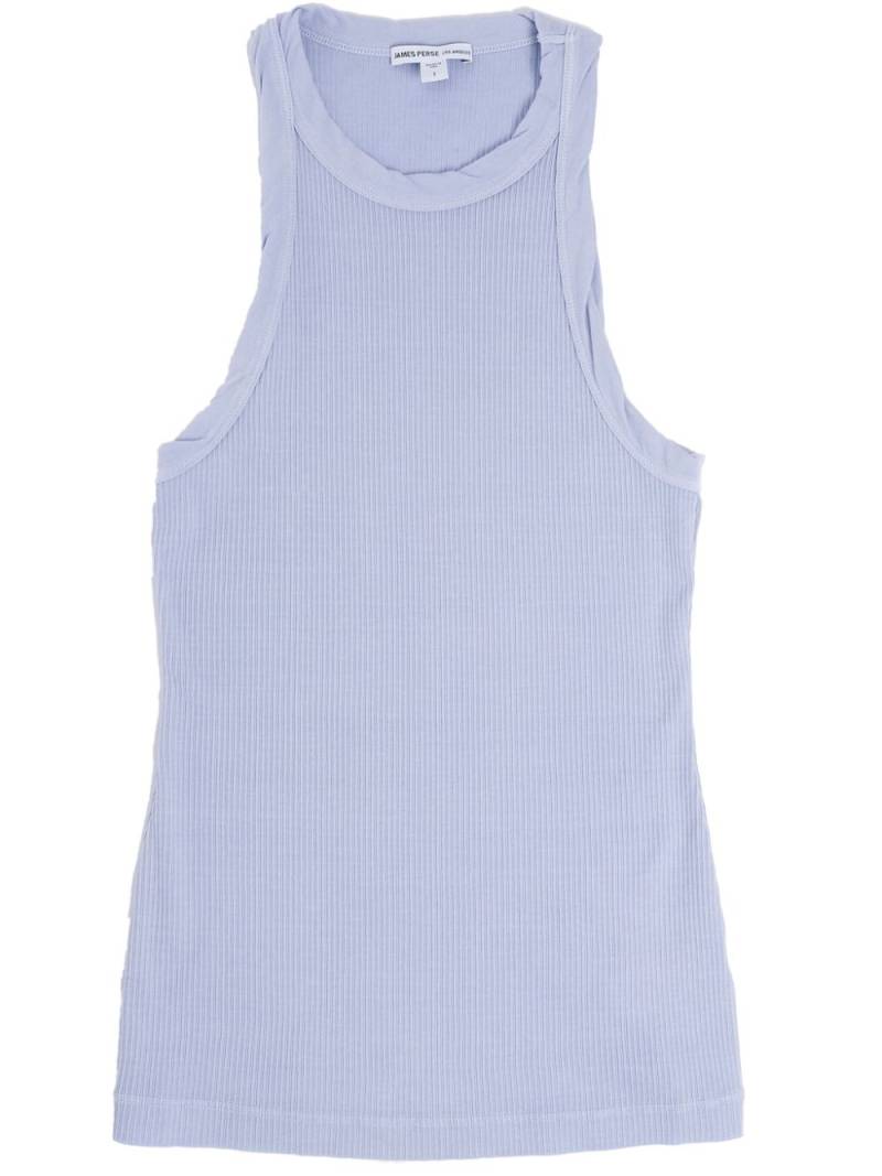 James Perse cutway ribbed tank - Blue von James Perse