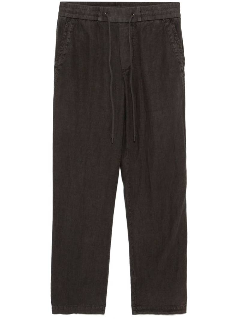 James Perse linen straight-leg trousers - Grey von James Perse