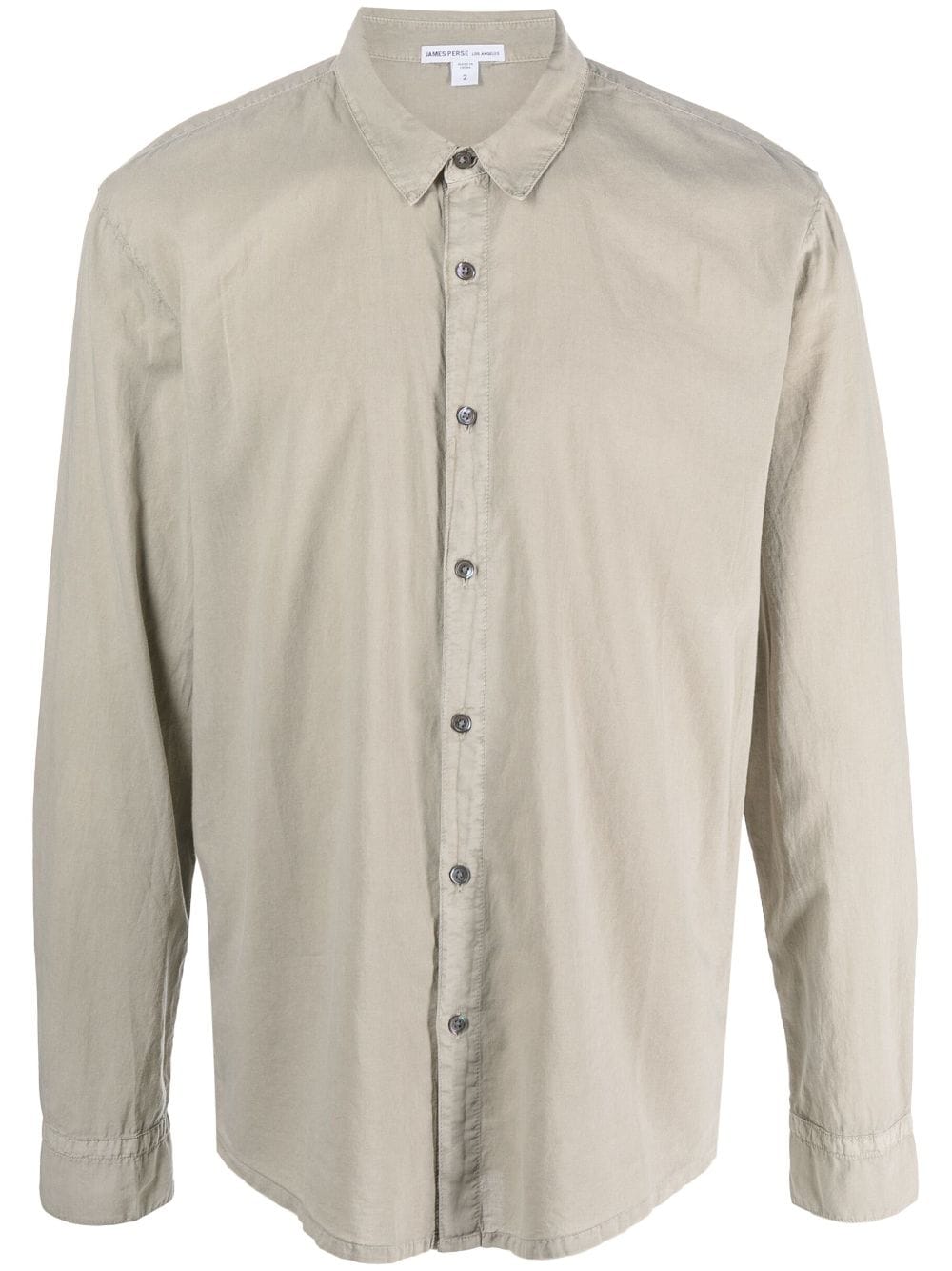 James Perse long-sleeve cotton shirt - Grey von James Perse