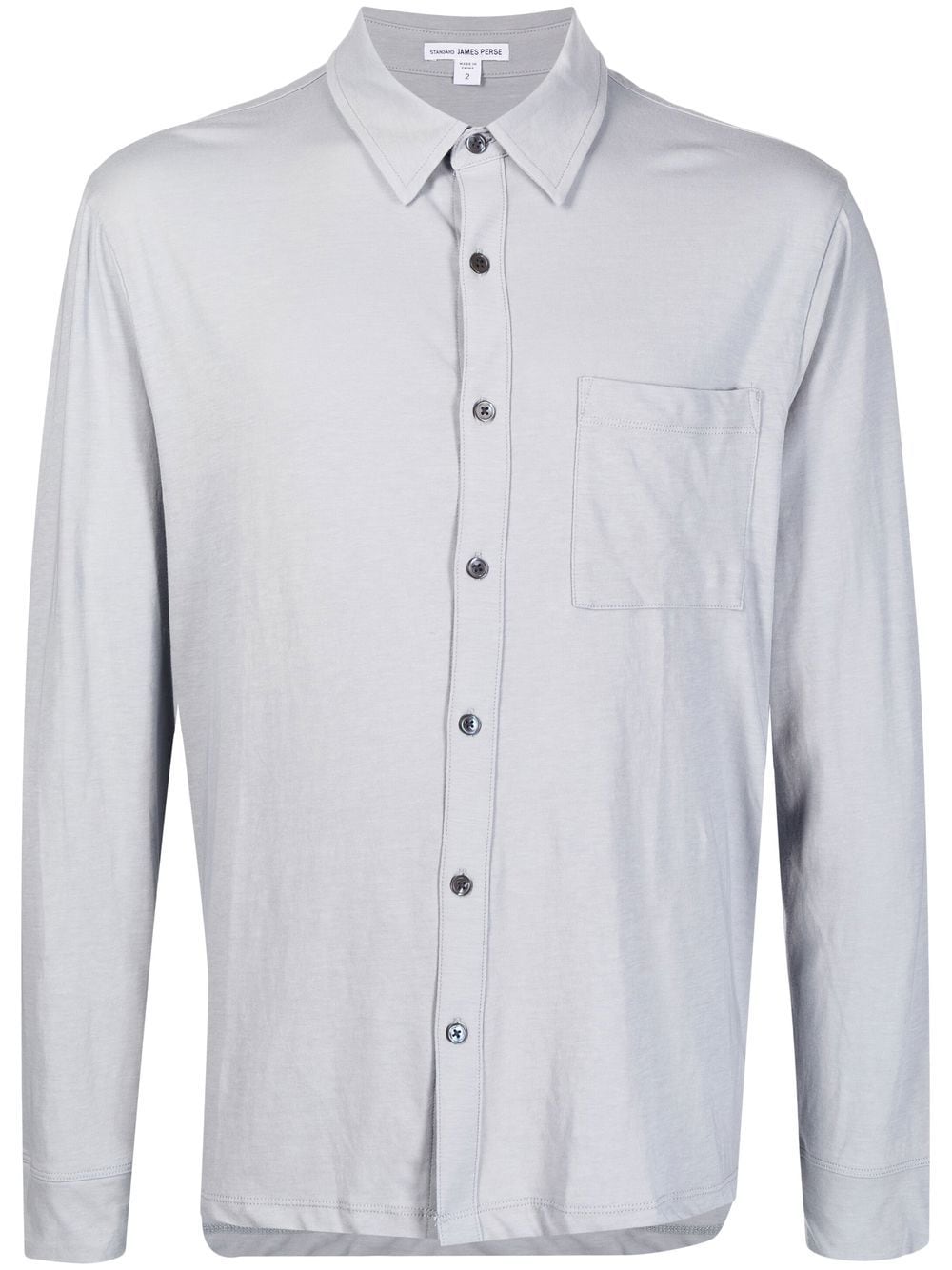 James Perse long-sleeve knitted shirt - Grey von James Perse