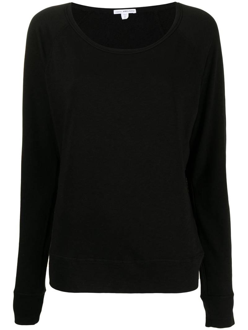 James Perse longsleeved T-shirt - Black von James Perse