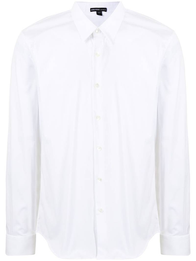 James Perse matte stretch-poplin shirt - White von James Perse