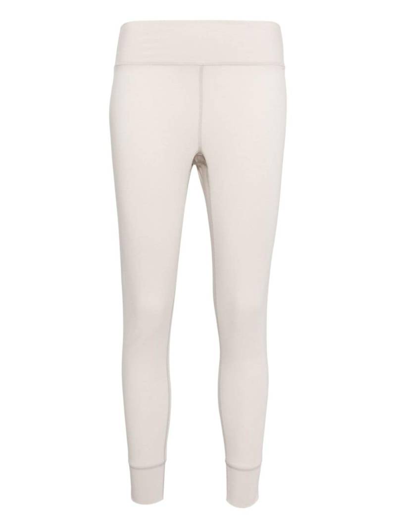 James Perse seam-detail mid-rise leggings - Neutrals von James Perse