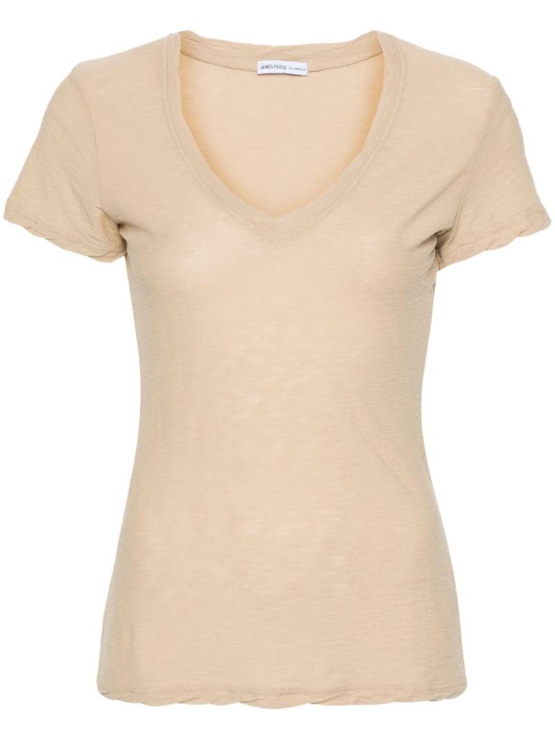 James Perse short-sleeve cotton T-shirt - Neutrals von James Perse