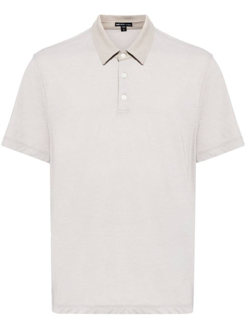 James Perse Clean Finish polo shirt - Grey von James Perse