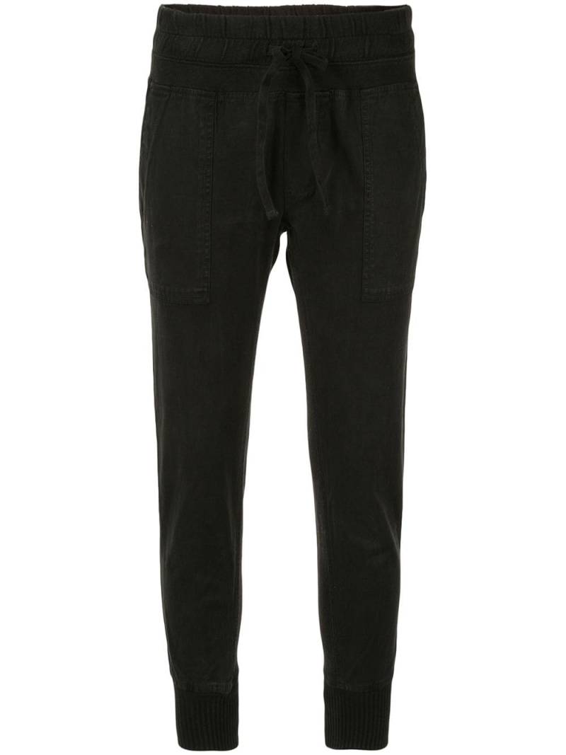 James Perse slim-fit cropped trousers - Black von James Perse