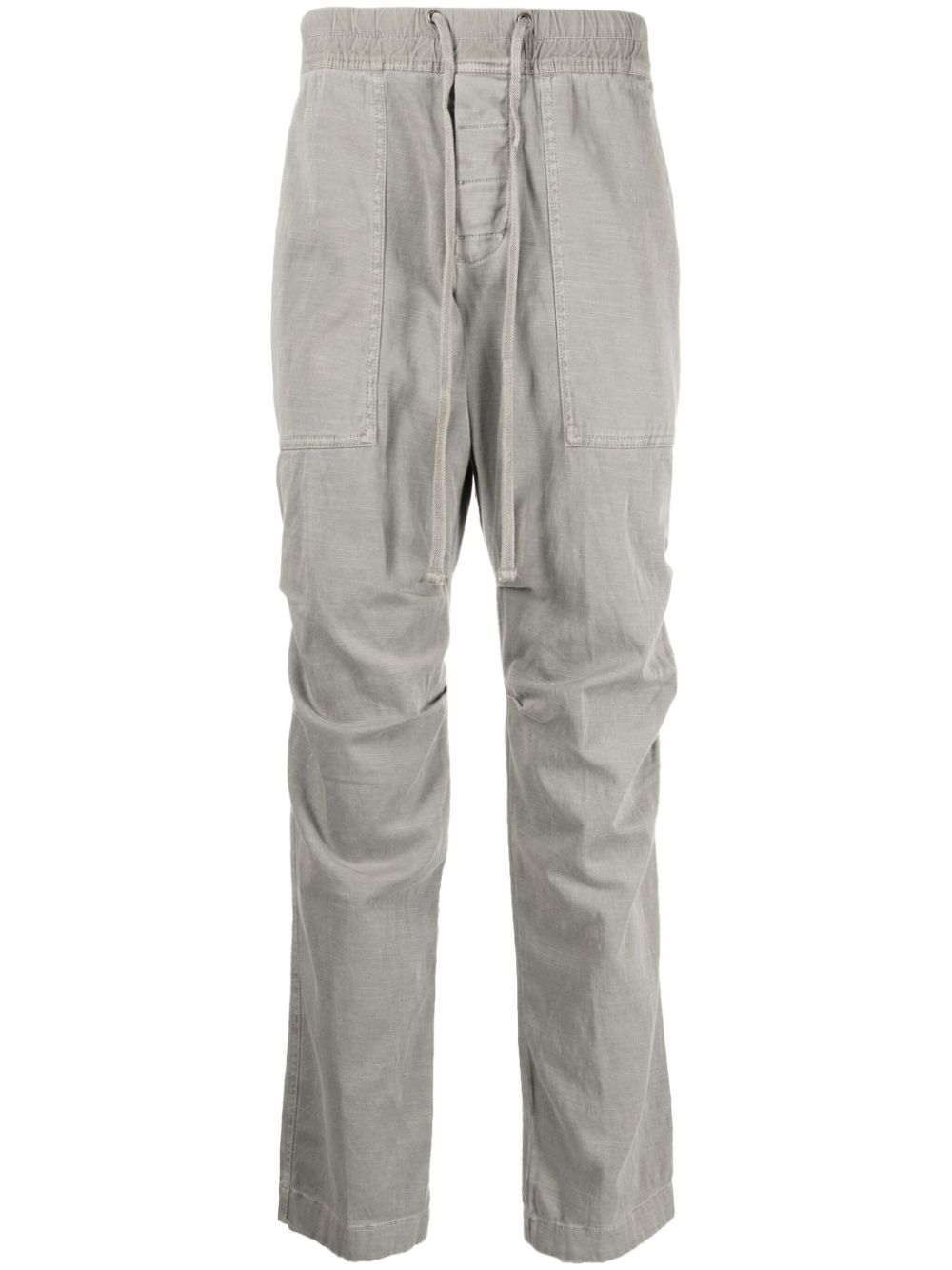 James Perse slub-cotton drawstring trousers - Grey von James Perse