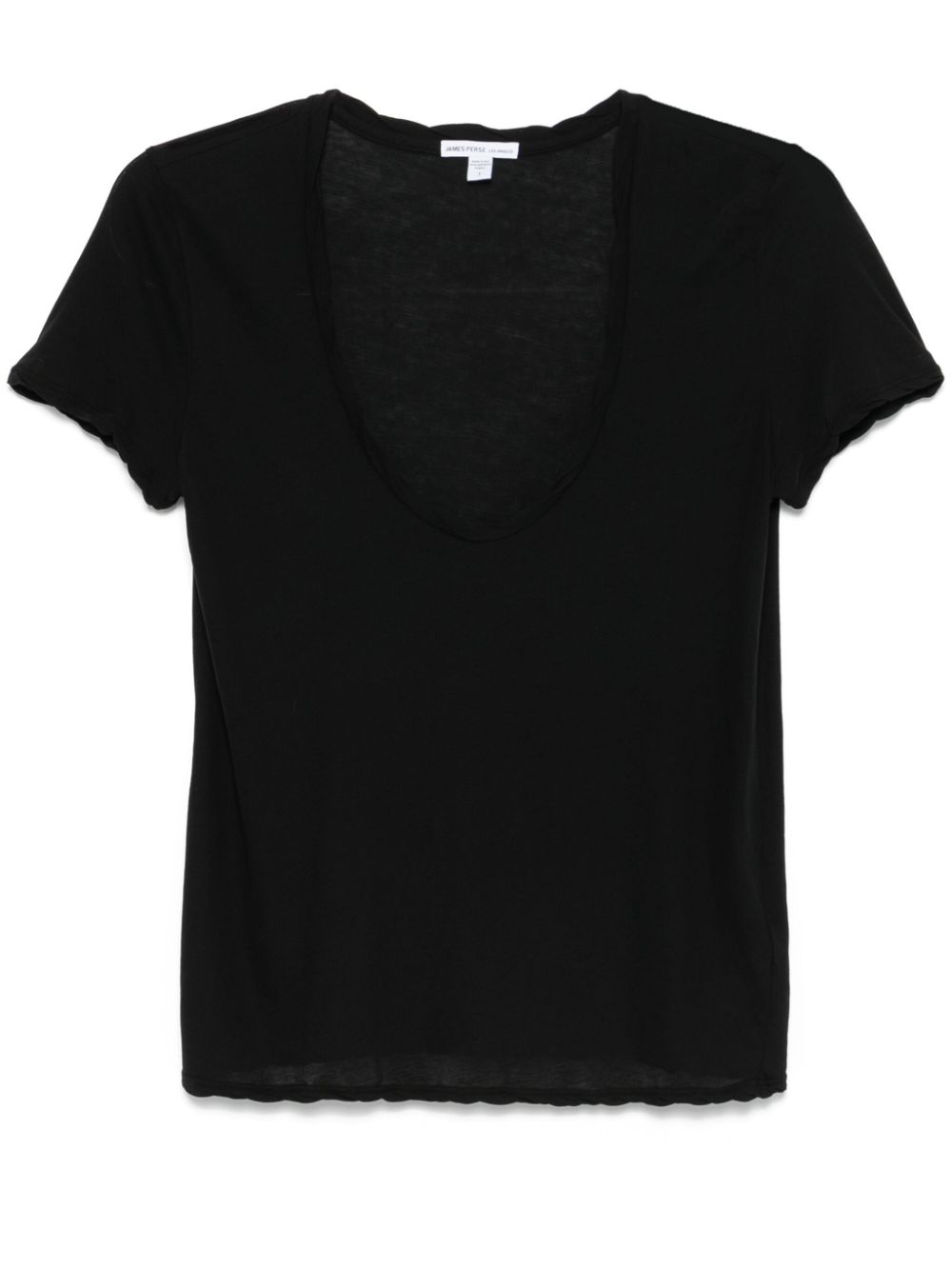 James Perse slub texture T-shirt - Black von James Perse