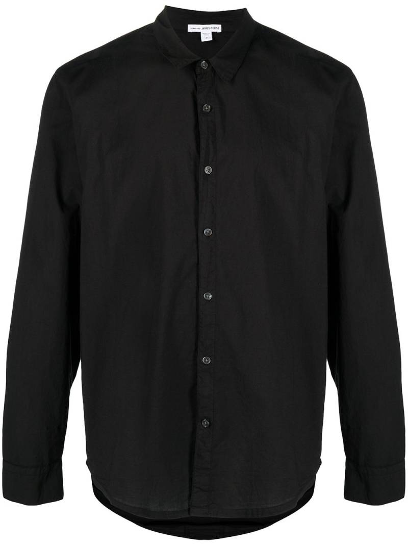 James Perse standard long-sleeve shirt - Black von James Perse