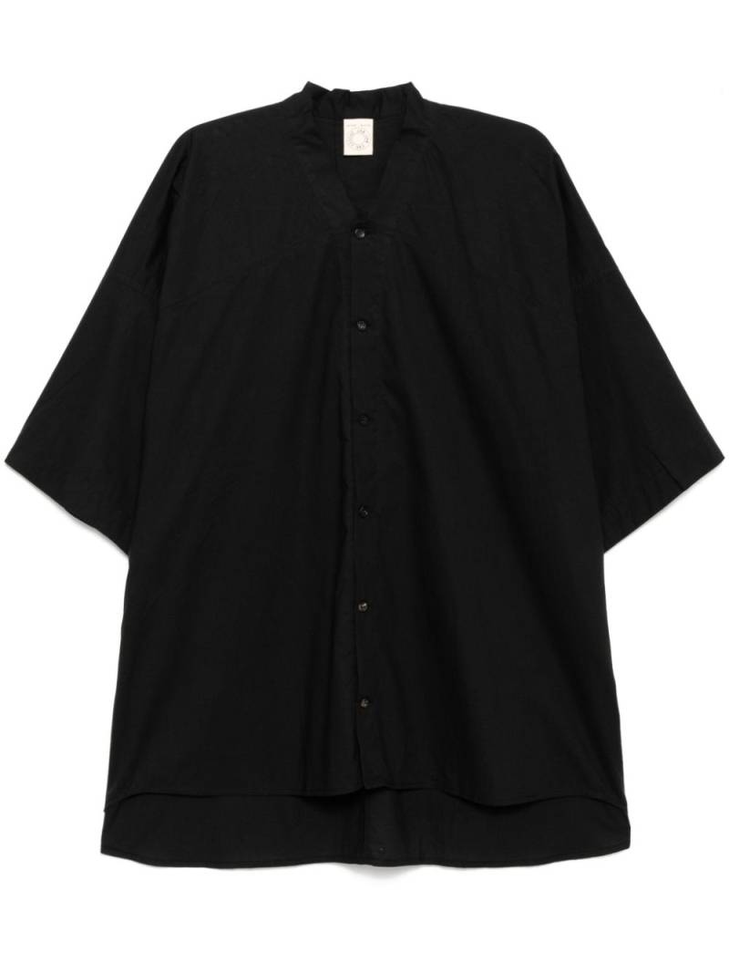 Jan Jan Van Essche collarless shirt - Black von Jan Jan Van Essche