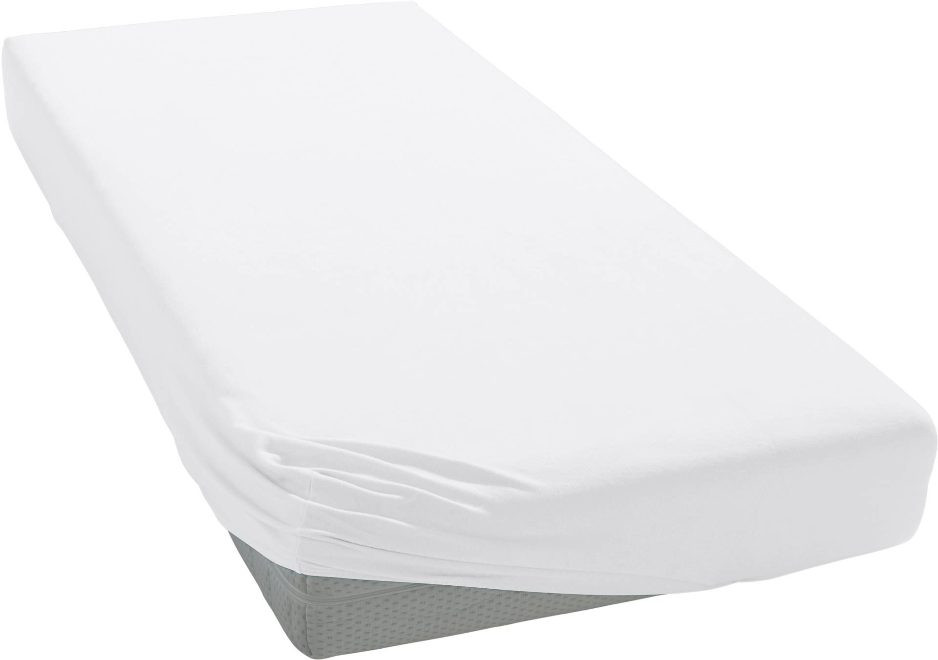 Janine Spannbettlaken »MAKO-FEINJERSEY 5007«, aus 100% Baumwolle, für Matratzen bis 26 cm Höhe Janine Spannbettlaken »MAKO-FEINJERSEY 5007«, aus 100% Baumwolle, für Matratzen bis 26 cm Höhe von Janine