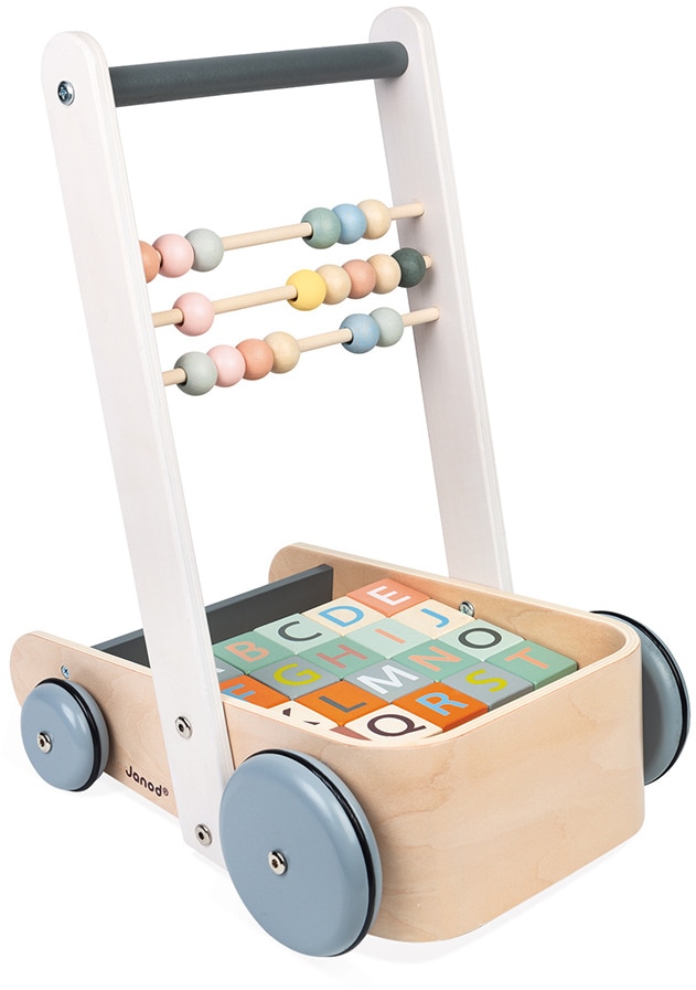Janod Lauflernwagen »Sweet Cocoon«, mit 20 Würfeln Janod Lauflernwagen »Sweet Cocoon«, mit 20 Würfeln von Janod
