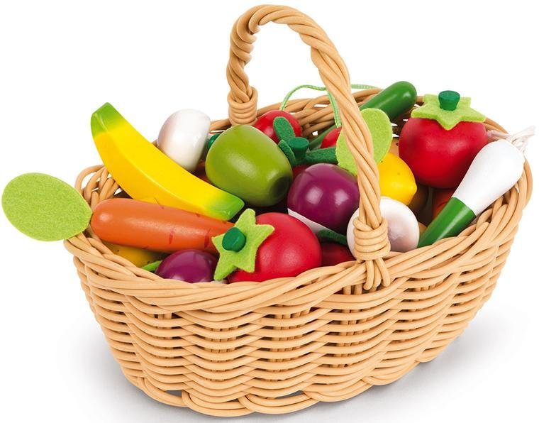 Janod Spiellebensmittel »Obst- und Gemüse Sortiment im Korb« Janod Spiellebensmittel »Obst- und Gemüse Sortiment im Korb« von Janod