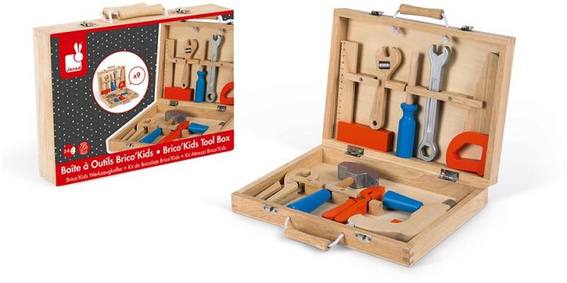 Janod Spielwerkzeugkoffer »Brico'Kids«, (Set, 9 tlg.) von Janod