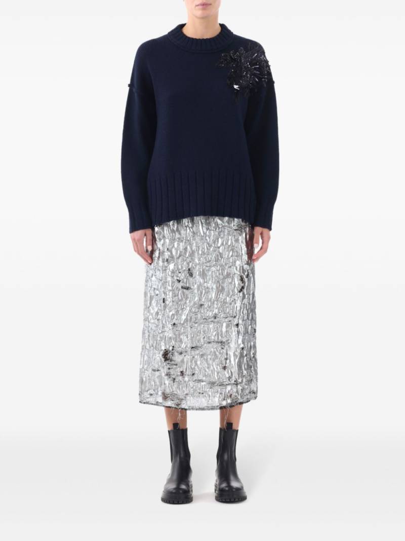 Jason Wu Collection emebellished detailing jumper - Blue von Jason Wu Collection