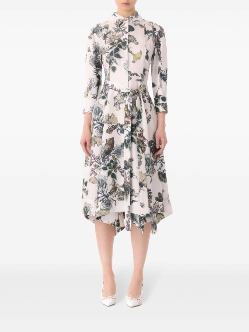 Jason Wu Collection floral-print silk shirt dress - Neutrals von Jason Wu Collection