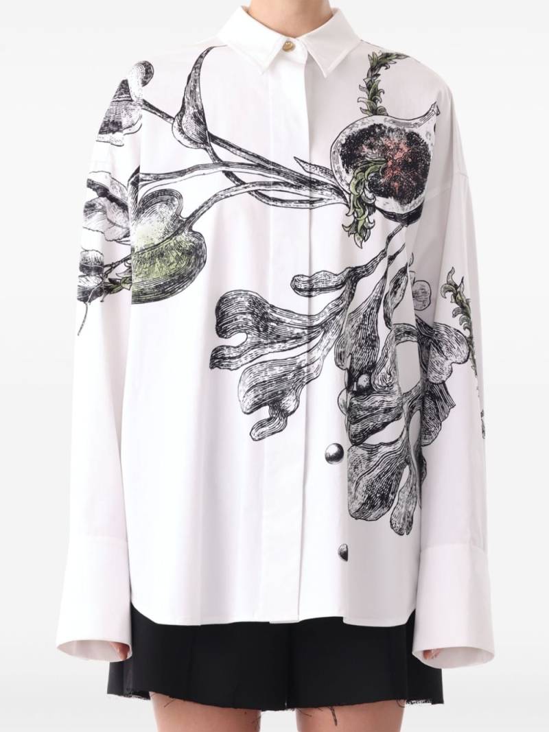 Jason Wu Collection graphic-print shirt - White von Jason Wu Collection