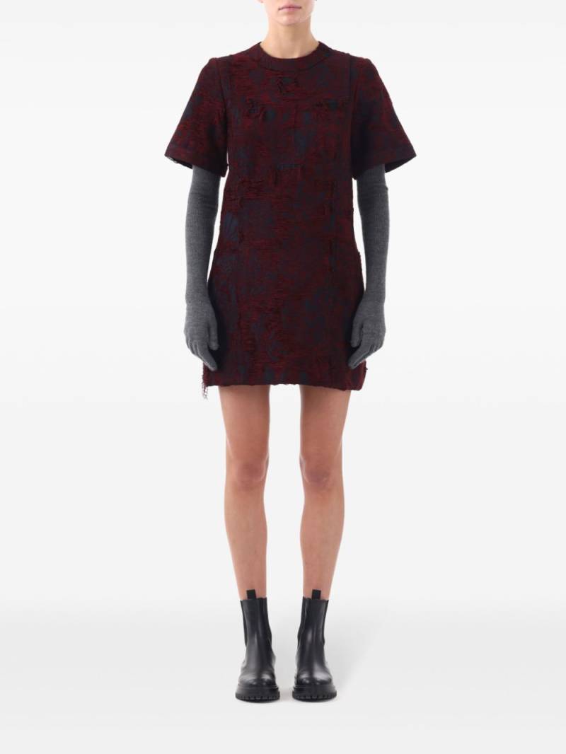 Jason Wu Collection jacquard mini dress - Red von Jason Wu Collection