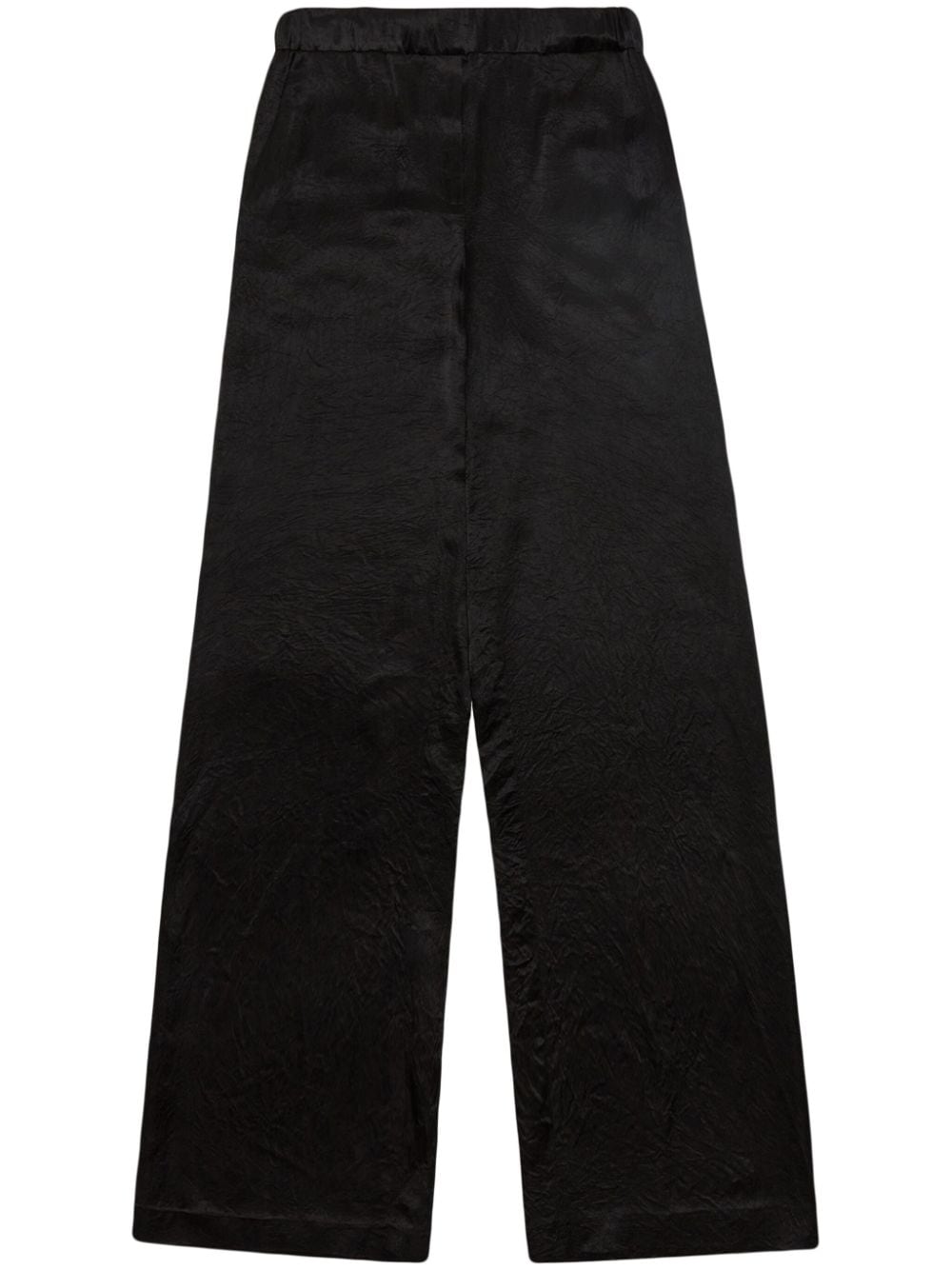 Jason Wu cropped wide-leg silk trousers - Black von Jason Wu