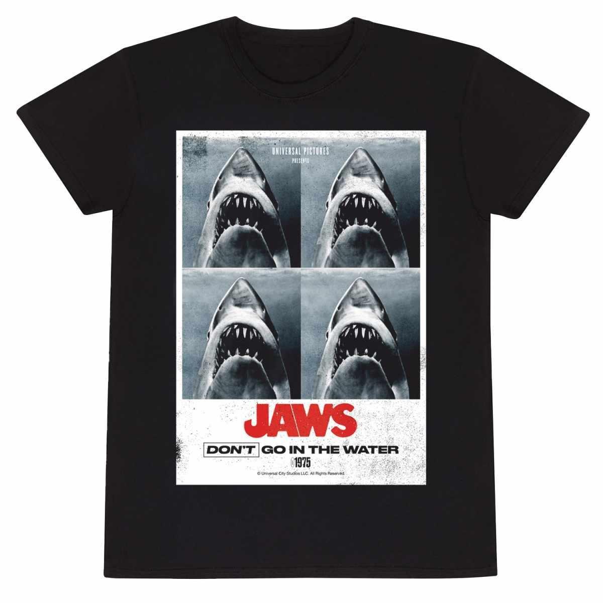 Jaws - Don´t Go In The Water TShirt, für Damen, Schwarz, Größe M von Jaws