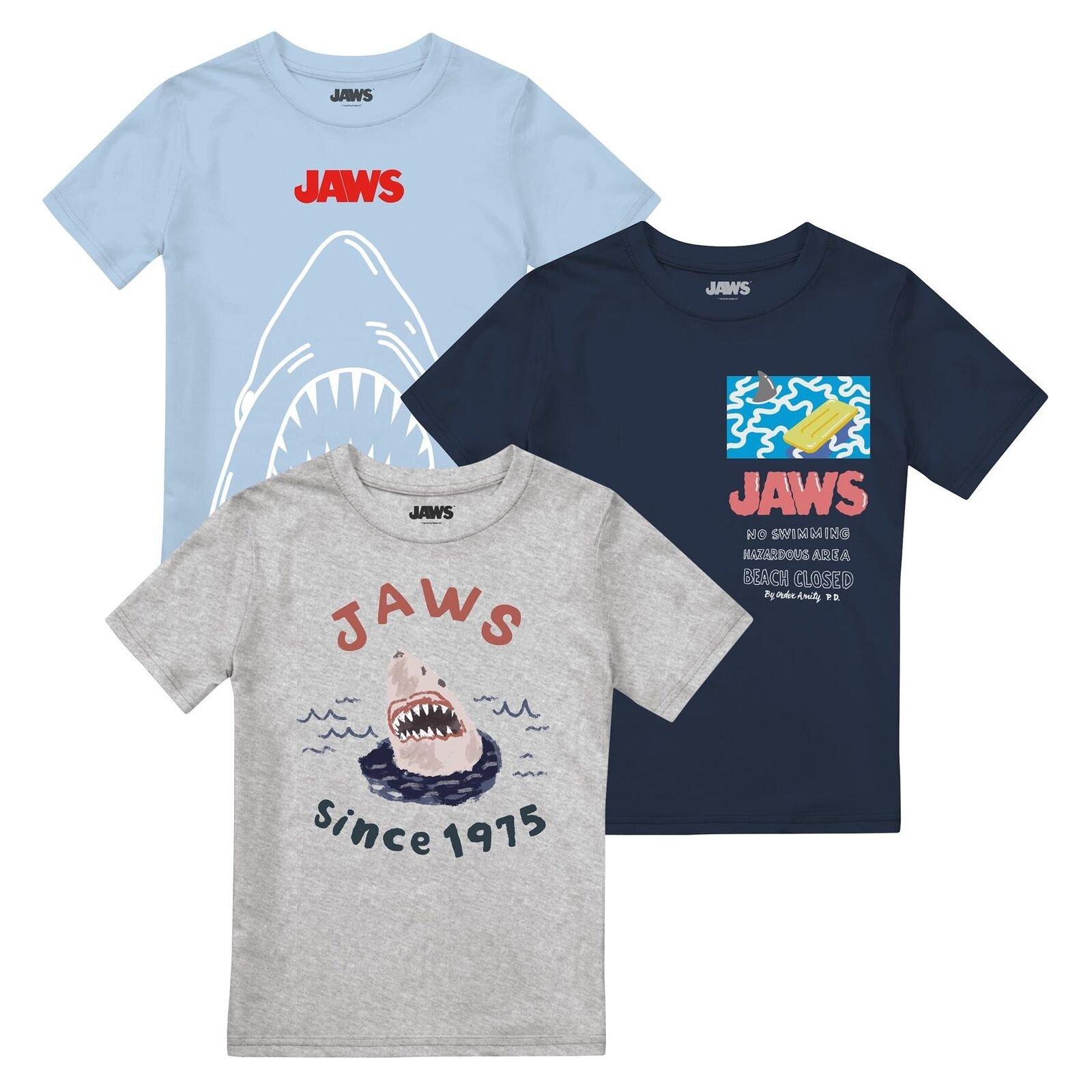 No Swimming Tshirt (3erpack) Jungen Multicolor 104 von Jaws