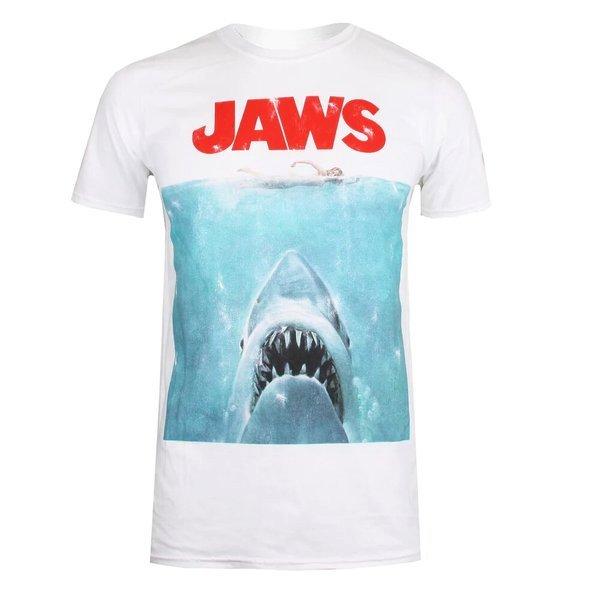 Jaws - TShirt, für Herren, Weiss, Größe M von Jaws