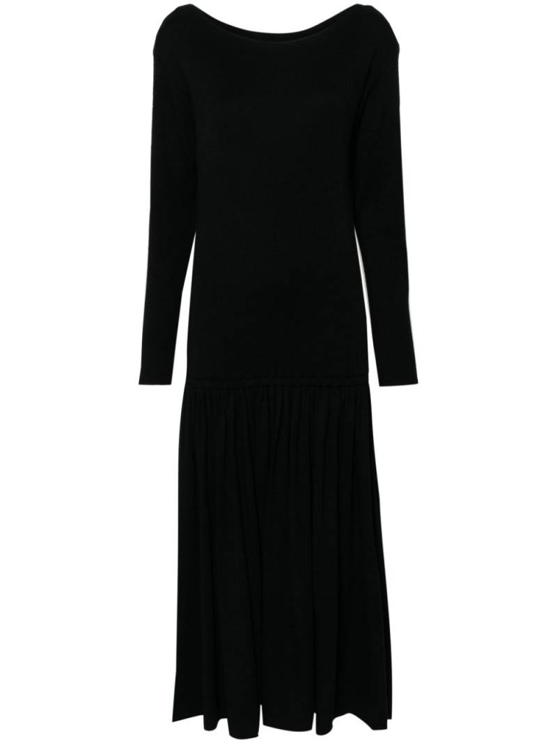 Jean Paul Gaultier Pre-Owned 1980s Kashiyama wool dress - Black von Jean Paul Gaultier Pre-Owned