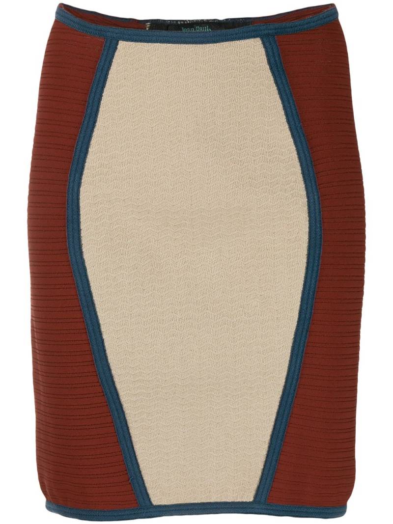 Jean Paul Gaultier Pre-Owned 1990 knitted pencil skirt - Red von Jean Paul Gaultier Pre-Owned