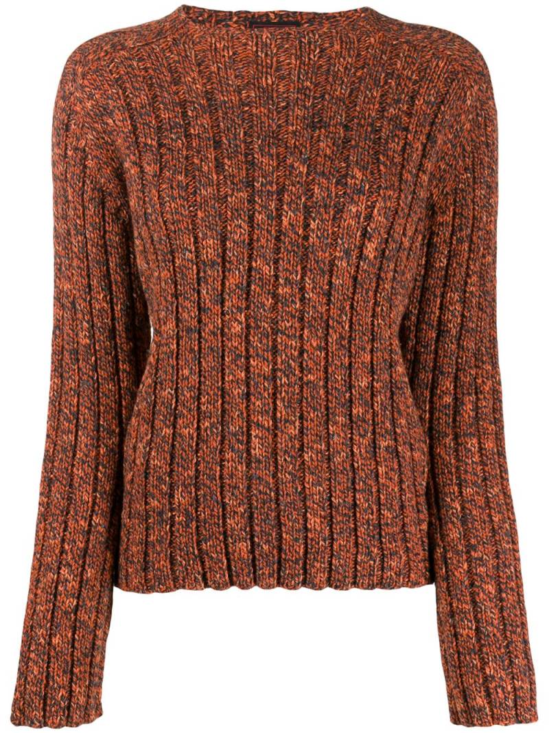 Jean Paul Gaultier Pre-Owned 1990s Knitted jumper - Orange von Jean Paul Gaultier Pre-Owned