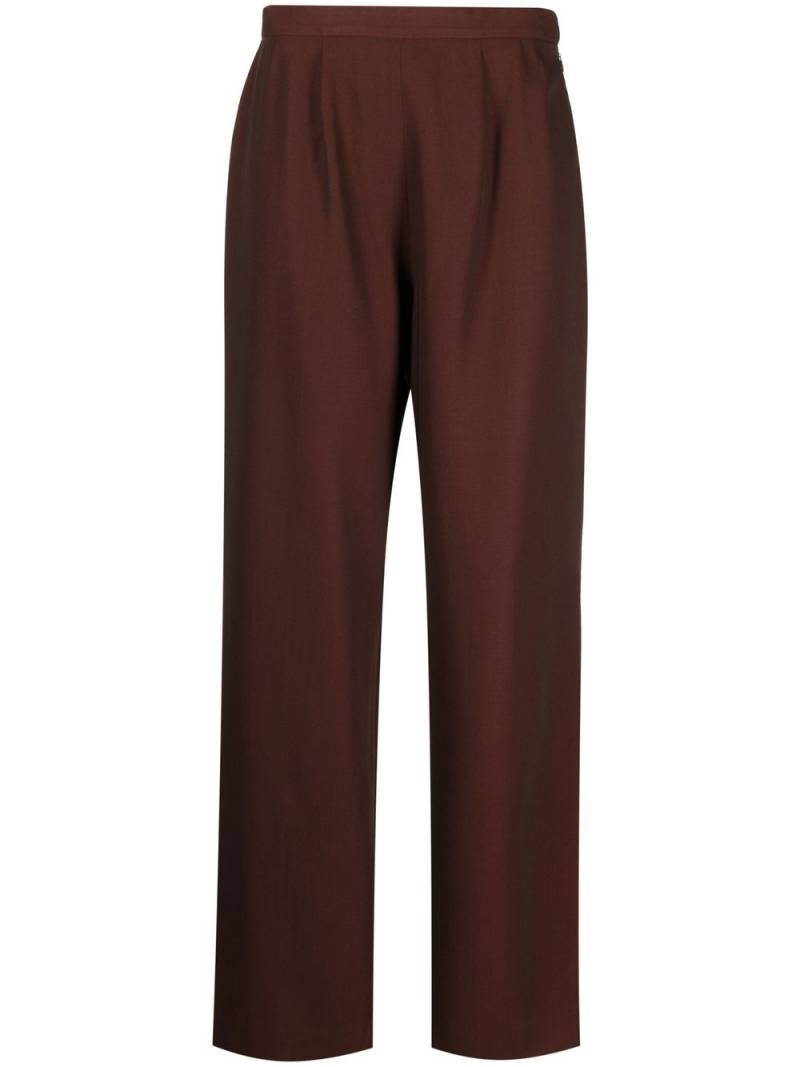 Jean Paul Gaultier Pre-Owned 1990s high-rise wool trousers - Red von Jean Paul Gaultier Pre-Owned