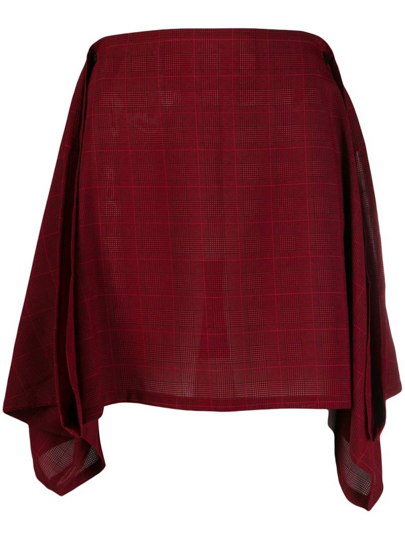 Jean Paul Gaultier Pre-Owned Plaid skirt - Red von Jean Paul Gaultier Pre-Owned