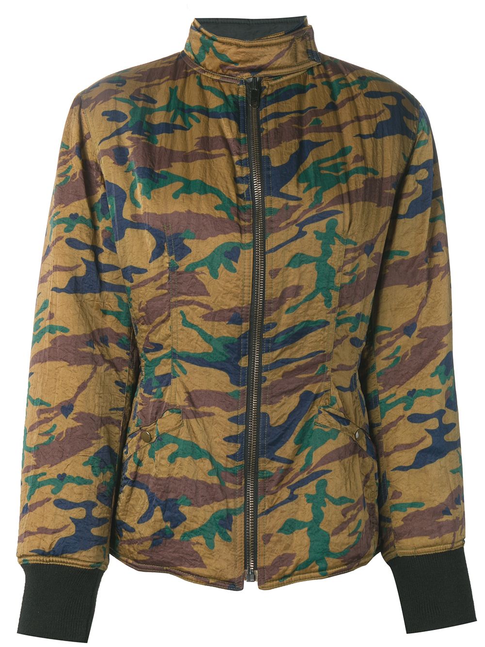 Jean Paul Gaultier Pre-Owned camouflage padded jacket - Green von Jean Paul Gaultier Pre-Owned