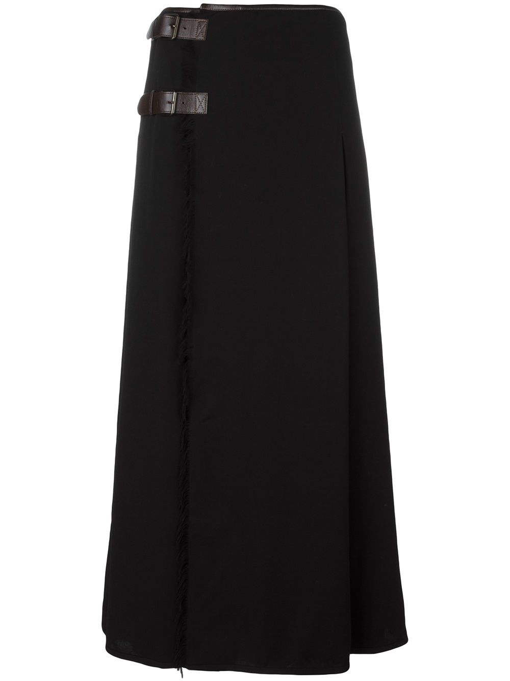 Jean Paul Gaultier Pre-Owned frayed skirt - Black von Jean Paul Gaultier Pre-Owned