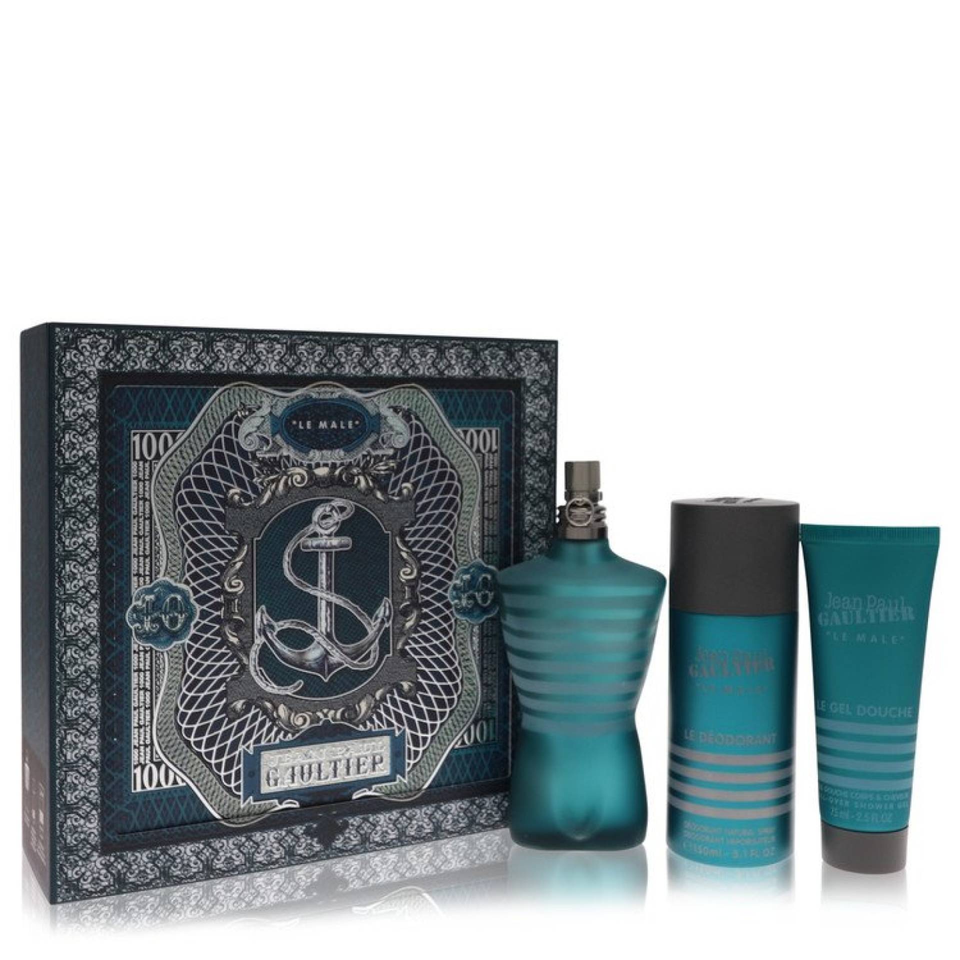 Jean Paul Gaultier Gift Set -- 125 ml Eau De Toilette Spray + 151 ml Deodorant Spray + 74 ml Shower Gel von Jean Paul Gaultier