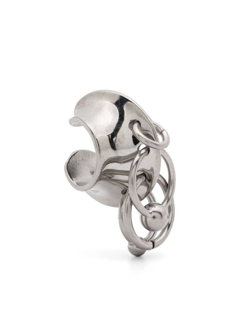 Jean Paul Gaultier Multiple Rings ear cuff - Silver von Jean Paul Gaultier