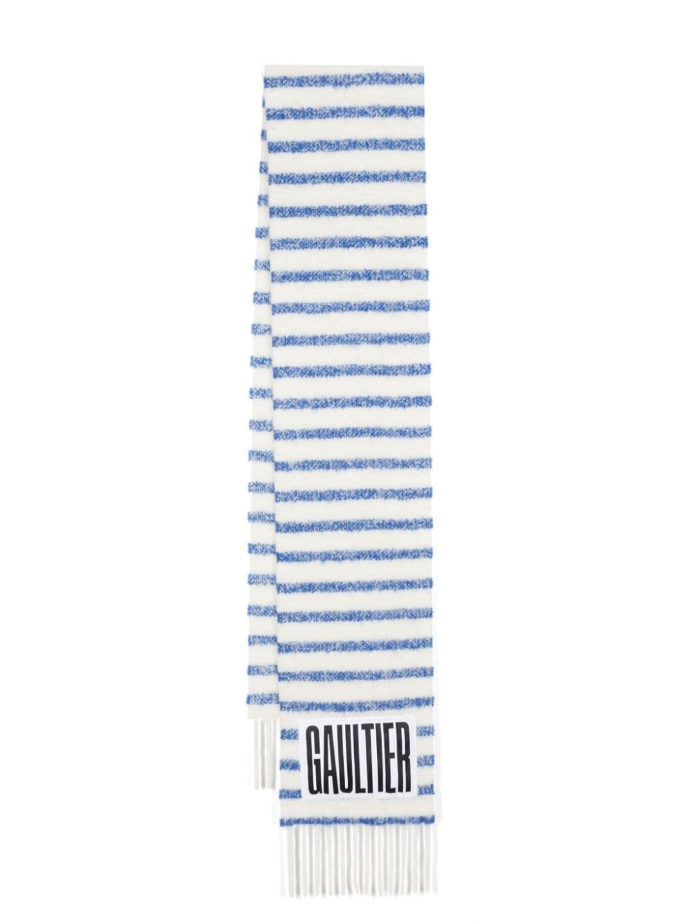 Jean Paul Gaultier The Marinière striped scarf - White von Jean Paul Gaultier